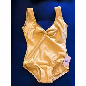 NWT Luckyleo Moon Gold Leotard